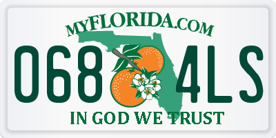 FL license plate 0684LS