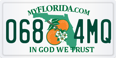 FL license plate 0684MQ