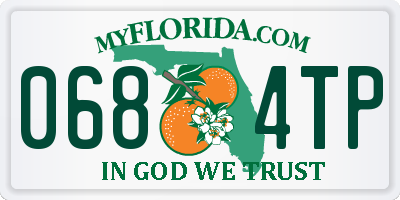 FL license plate 0684TP