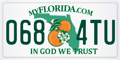 FL license plate 0684TU