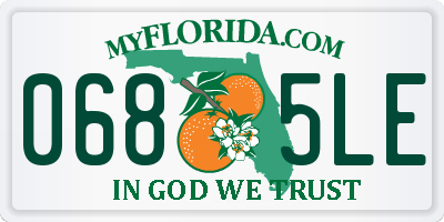 FL license plate 0685LE