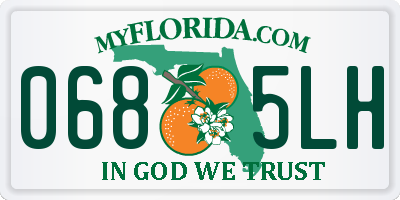 FL license plate 0685LH