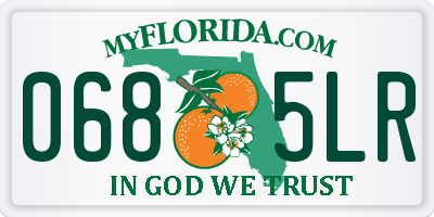 FL license plate 0685LR