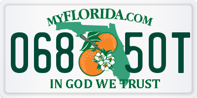 FL license plate 0685OT