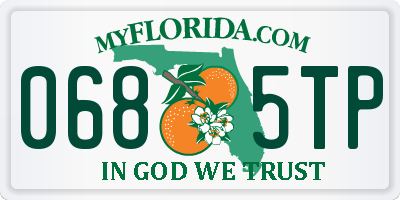 FL license plate 0685TP