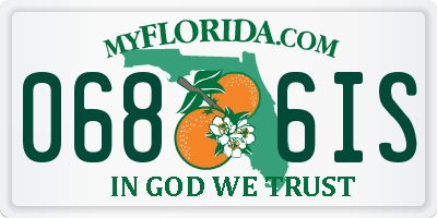 FL license plate 0686IS