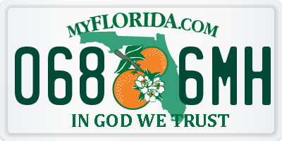 FL license plate 0686MH