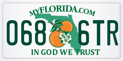 FL license plate 0686TR