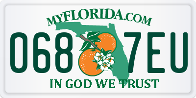 FL license plate 0687EU