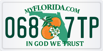 FL license plate 0687TP