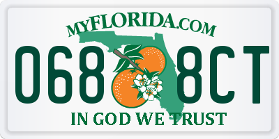 FL license plate 0688CT
