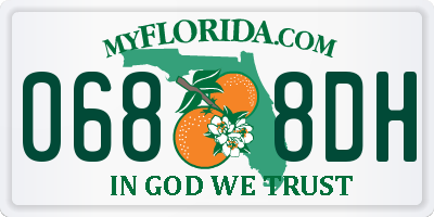 FL license plate 0688DH