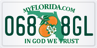 FL license plate 0688GL