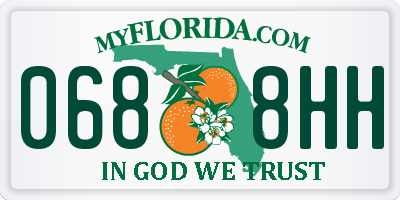 FL license plate 0688HH