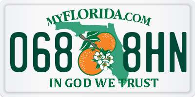 FL license plate 0688HN