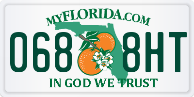 FL license plate 0688HT