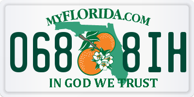FL license plate 0688IH
