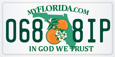 FL license plate 0688IP