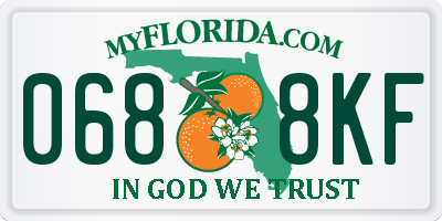 FL license plate 0688KF