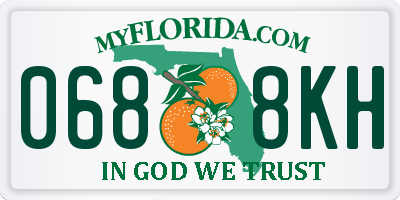 FL license plate 0688KH
