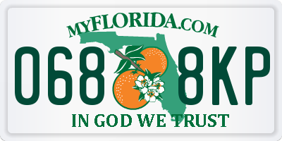 FL license plate 0688KP