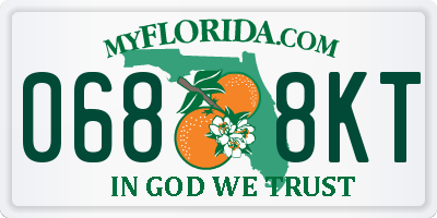 FL license plate 0688KT