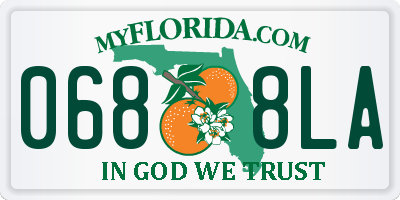 FL license plate 0688LA