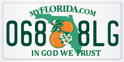 FL license plate 0688LG