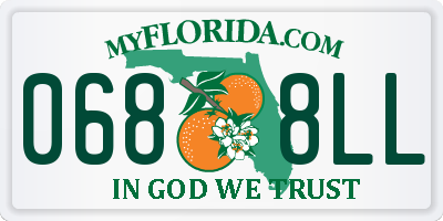FL license plate 0688LL