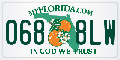 FL license plate 0688LW