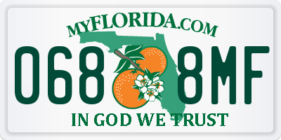 FL license plate 0688MF