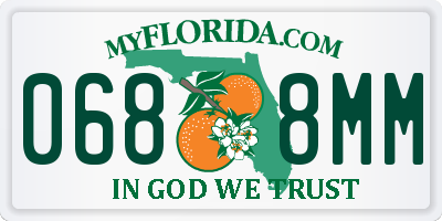 FL license plate 0688MM