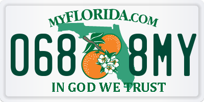 FL license plate 0688MY