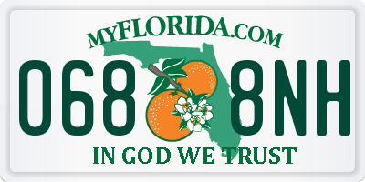 FL license plate 0688NH