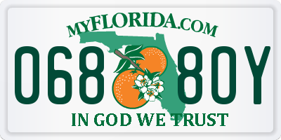 FL license plate 0688OY