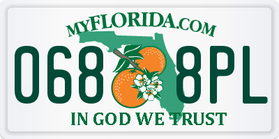 FL license plate 0688PL