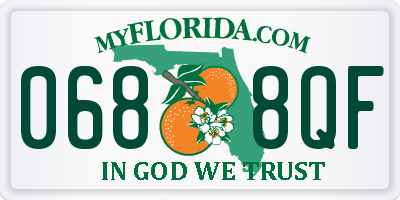 FL license plate 0688QF
