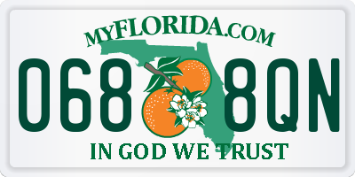 FL license plate 0688QN