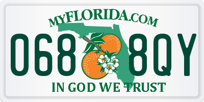 FL license plate 0688QY