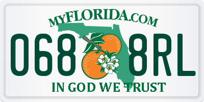 FL license plate 0688RL