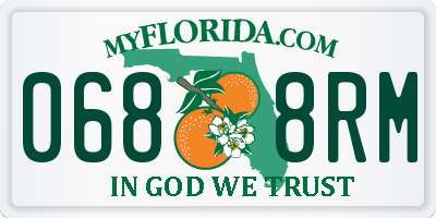 FL license plate 0688RM