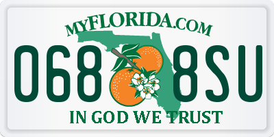 FL license plate 0688SU