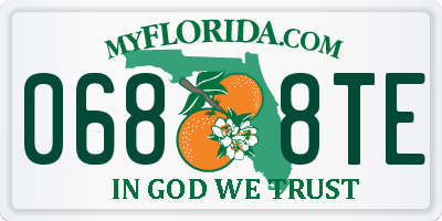 FL license plate 0688TE