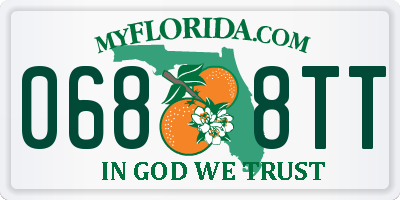FL license plate 0688TT