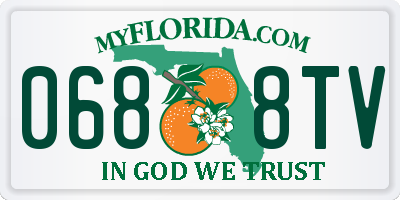FL license plate 0688TV