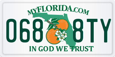 FL license plate 0688TY