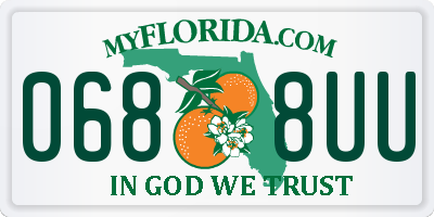FL license plate 0688UU
