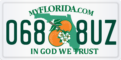 FL license plate 0688UZ