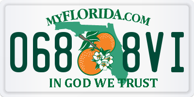 FL license plate 0688VI