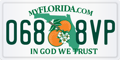 FL license plate 0688VP